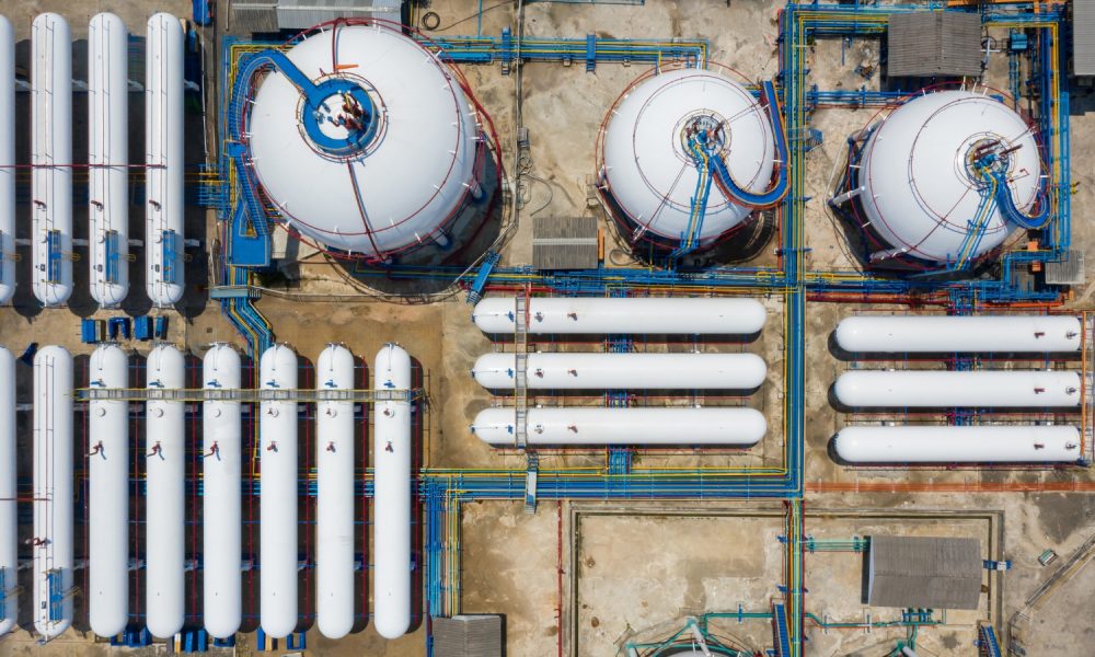 refinery tanks